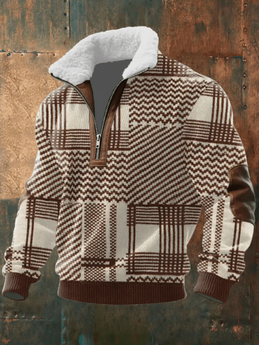 David - Fleece Collar Sweater