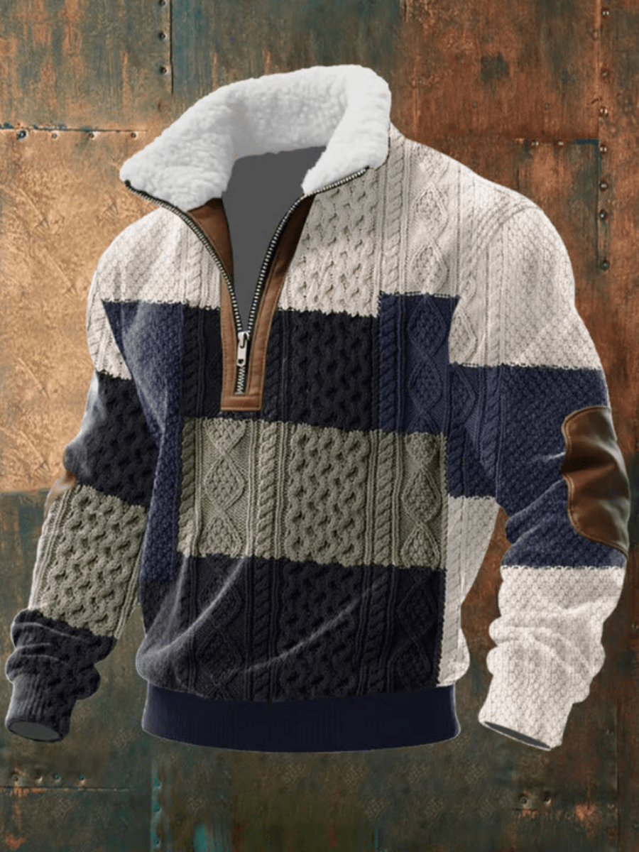 David - Fleece Collar Sweater