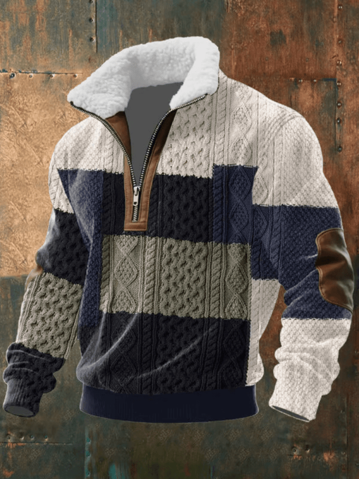 David - Fleece Collar Sweater