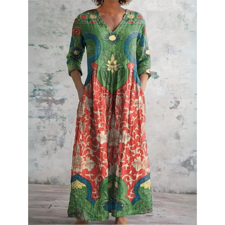 Shayla | Vintage Floral Maxi Dress