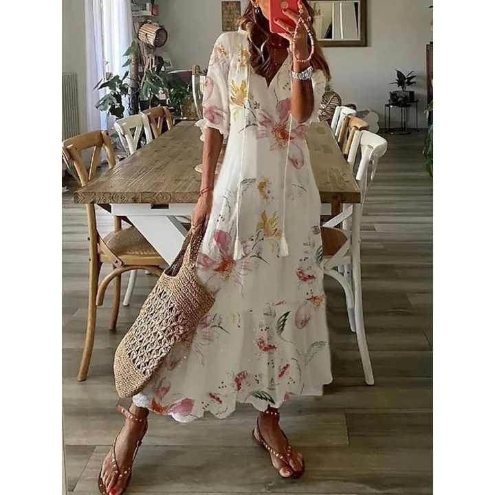 Lana | Figure-Flattering Boho Maxi Dress