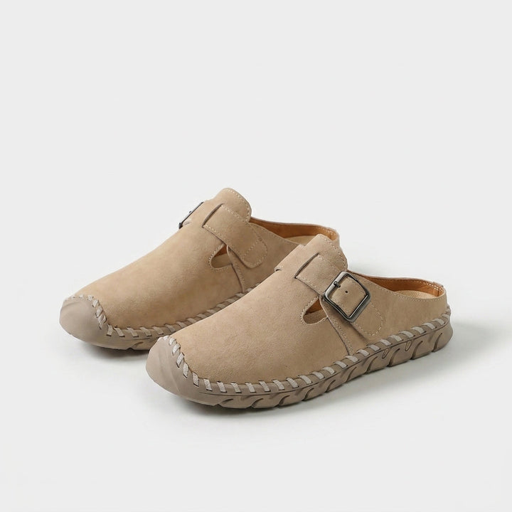 Marly - Comfort Slip-On Sandal with Buckle