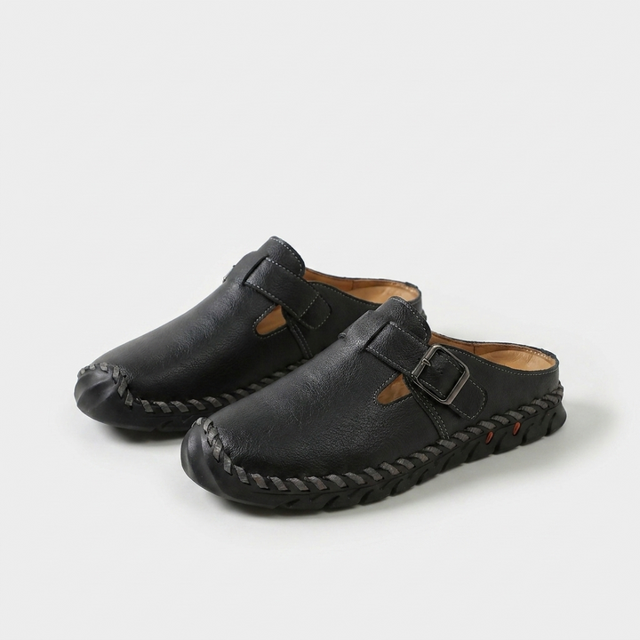 Marly - Comfort Slip-On Sandal with Buckle