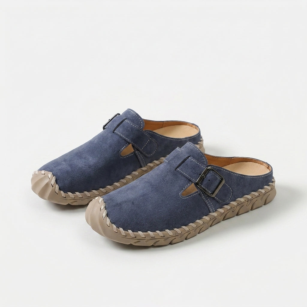Marly - Comfort Slip-On Sandal with Buckle