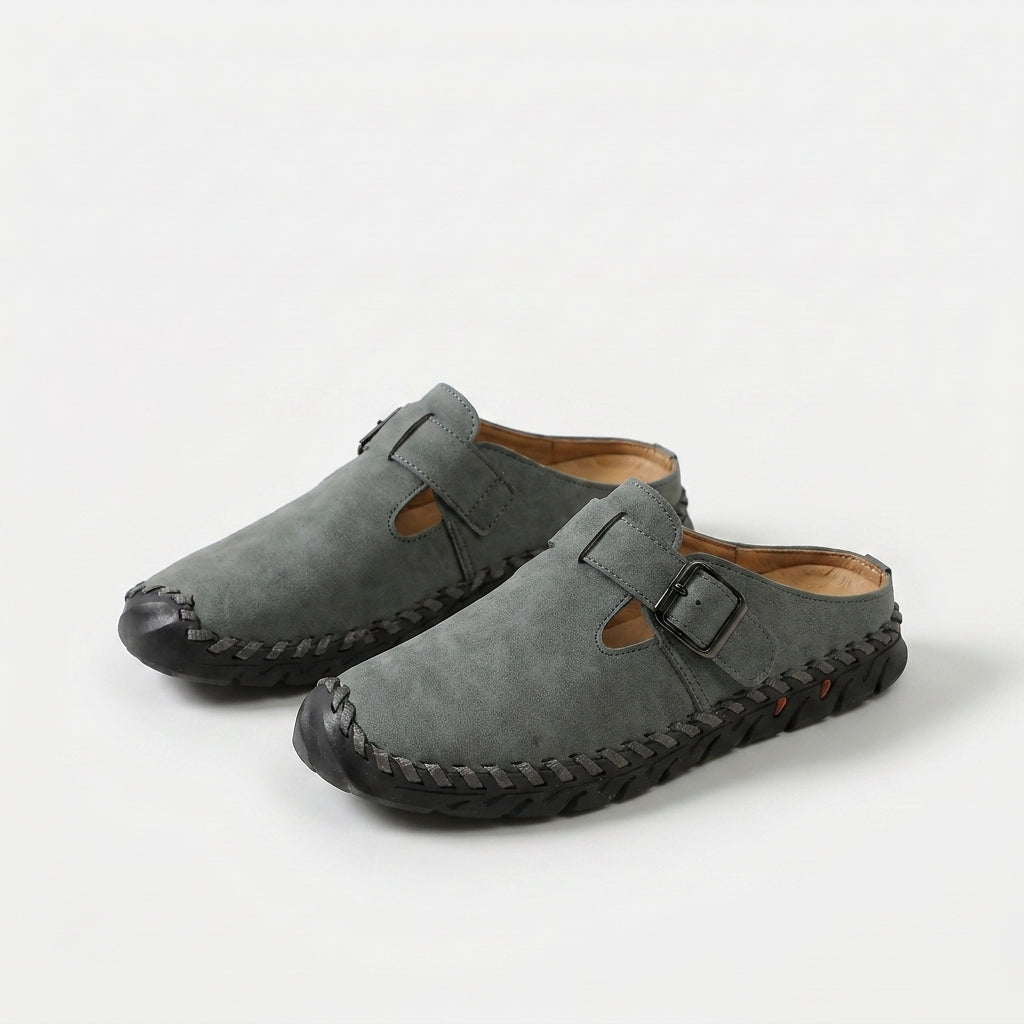Marly - Comfort Slip-On Sandal with Buckle