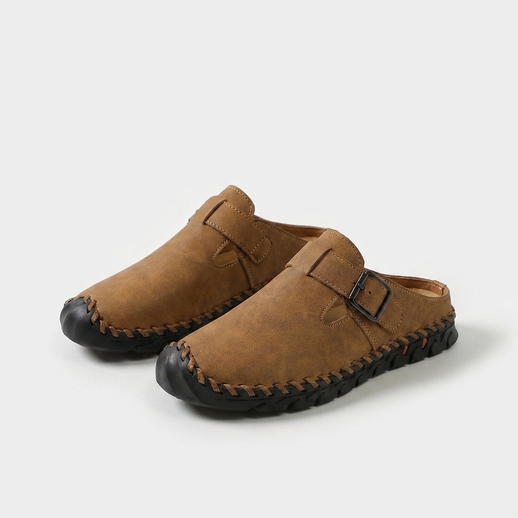 Marly - Comfort Slip-On Sandal with Buckle