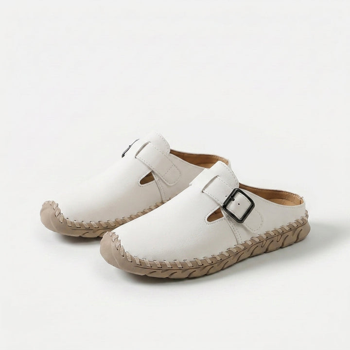 Marly - Comfort Slip-On Sandal with Buckle