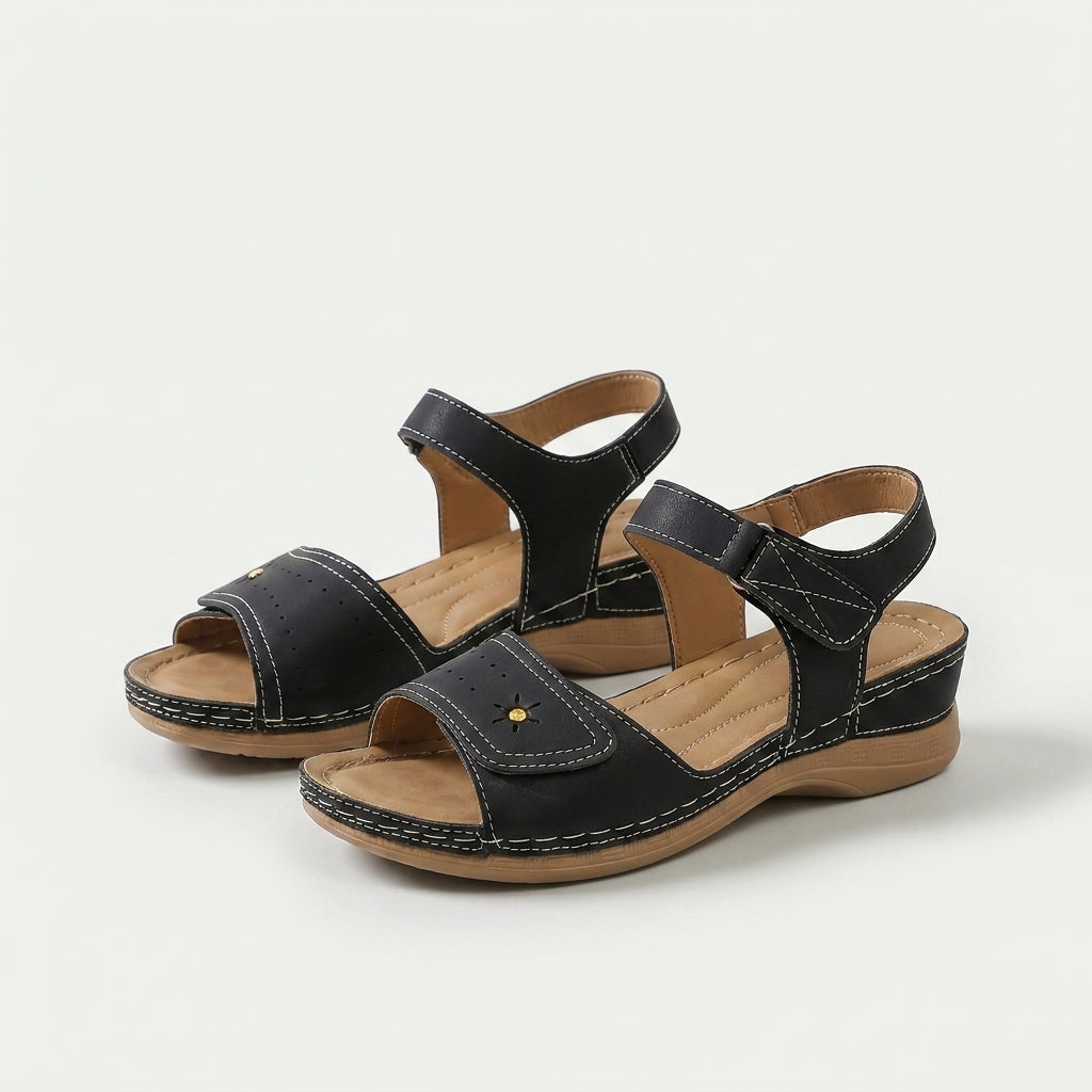Liana - Lightweight Summer Sandal with Velcro Fastening