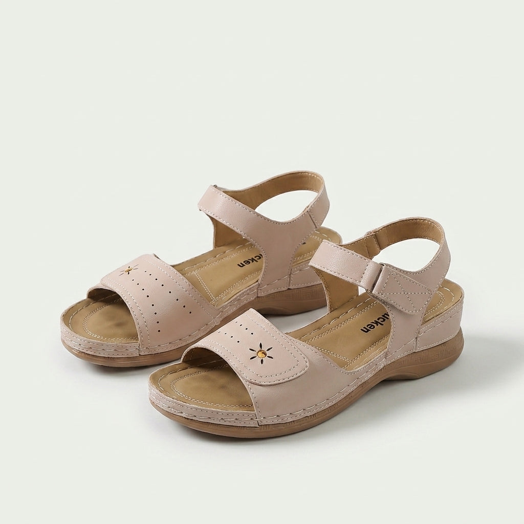 Liana - Lightweight Summer Sandal with Velcro Fastening