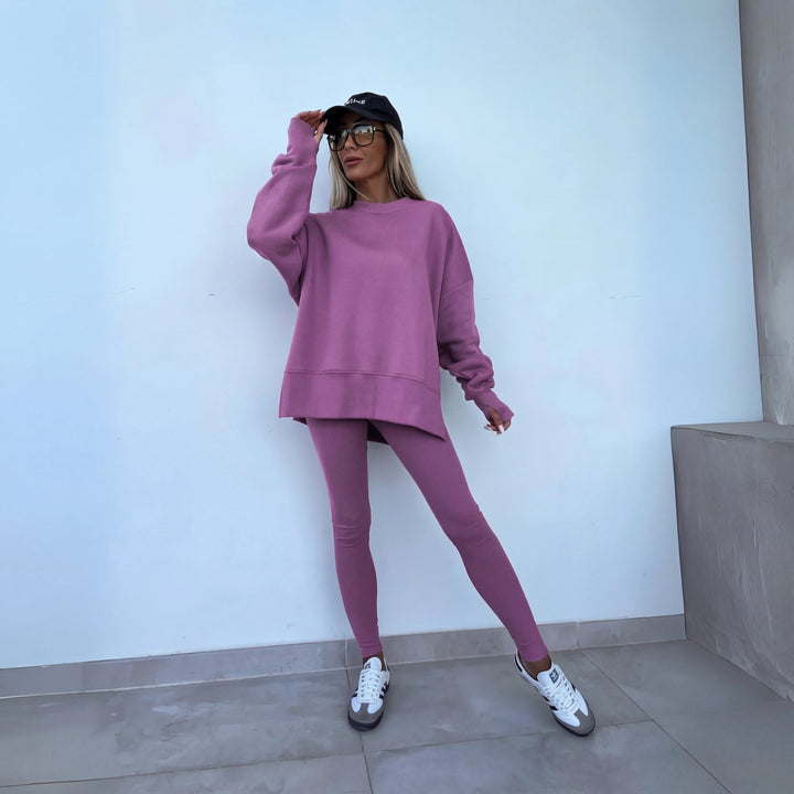 YACHI™ | Casual Long Sleeve Sweatshirt and Pants Set