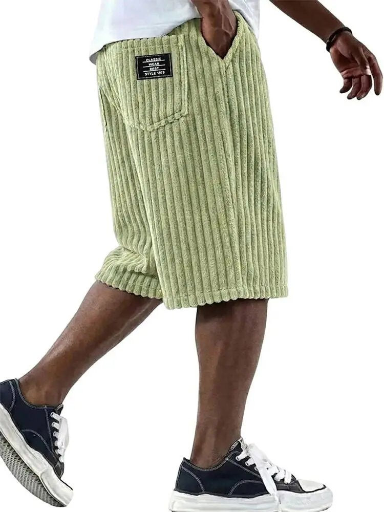 Erik | Comfortable Ribbed Casual Shorts