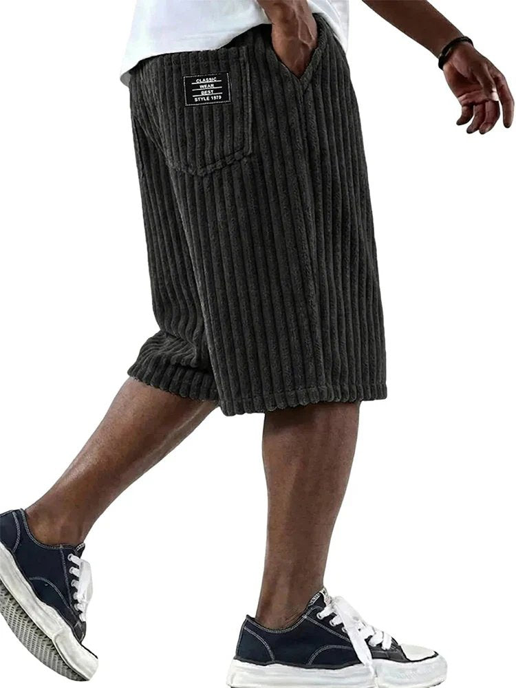 Erik | Comfortable Ribbed Casual Shorts
