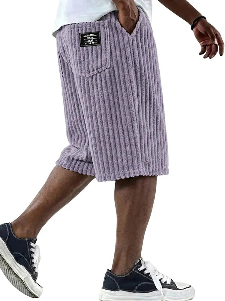 Erik | Comfortable Ribbed Casual Shorts