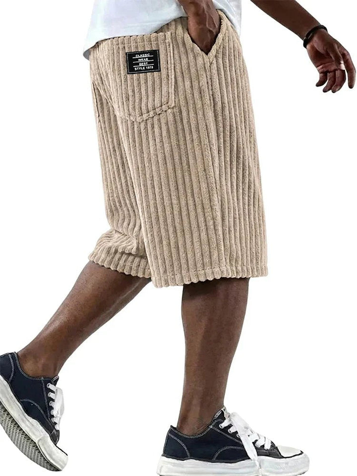 Erik | Comfortable Ribbed Casual Shorts