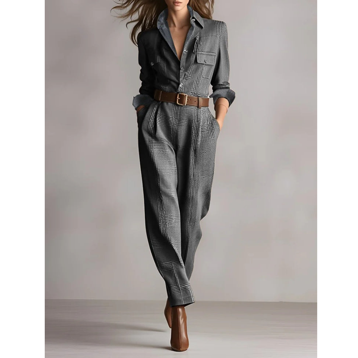 Anna | Elegant Monochrome Check Pattern