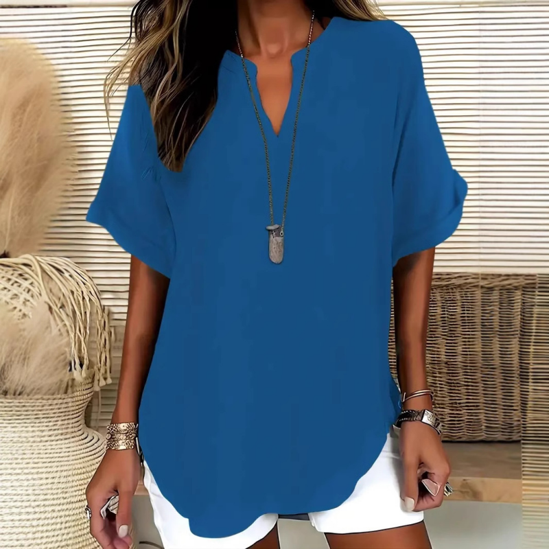 Livia™ | Airy V-Neck Blouse