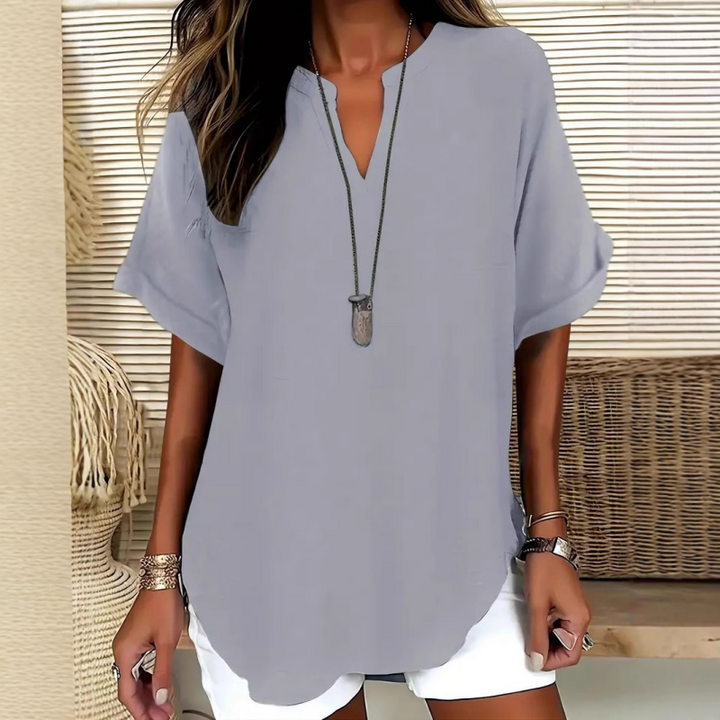 Livia™ | Airy V-Neck Blouse