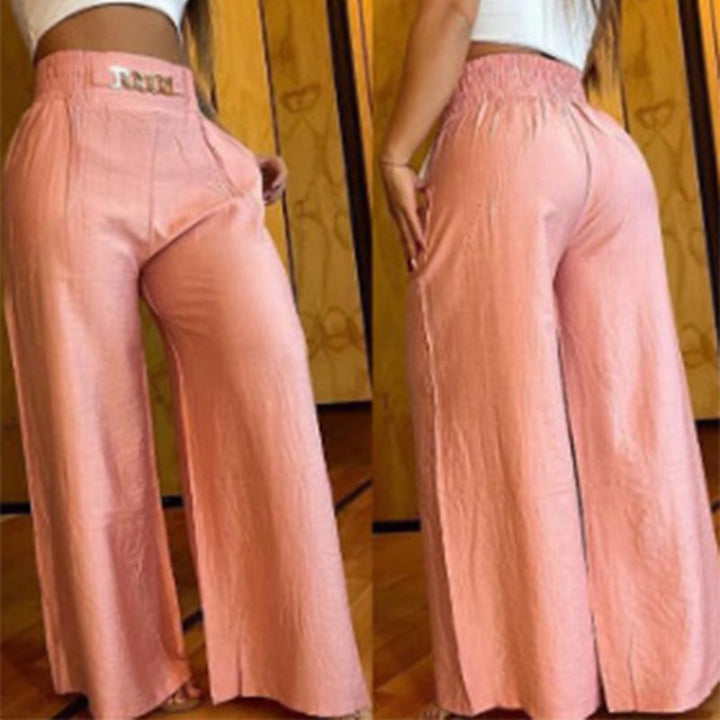 Évelyne™ — High-Waisted Wide-Leg Trousers