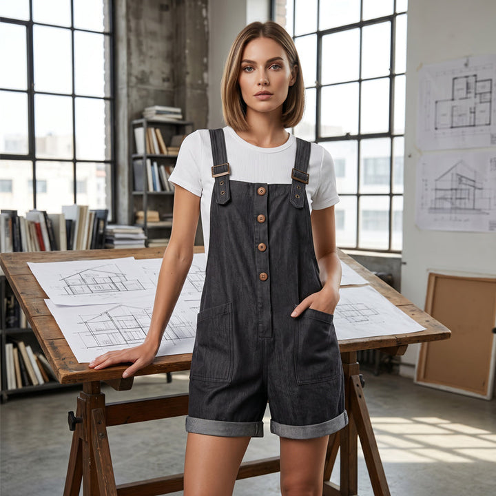 Alicja™| Retro Jumpsuit with Adjustable Straps