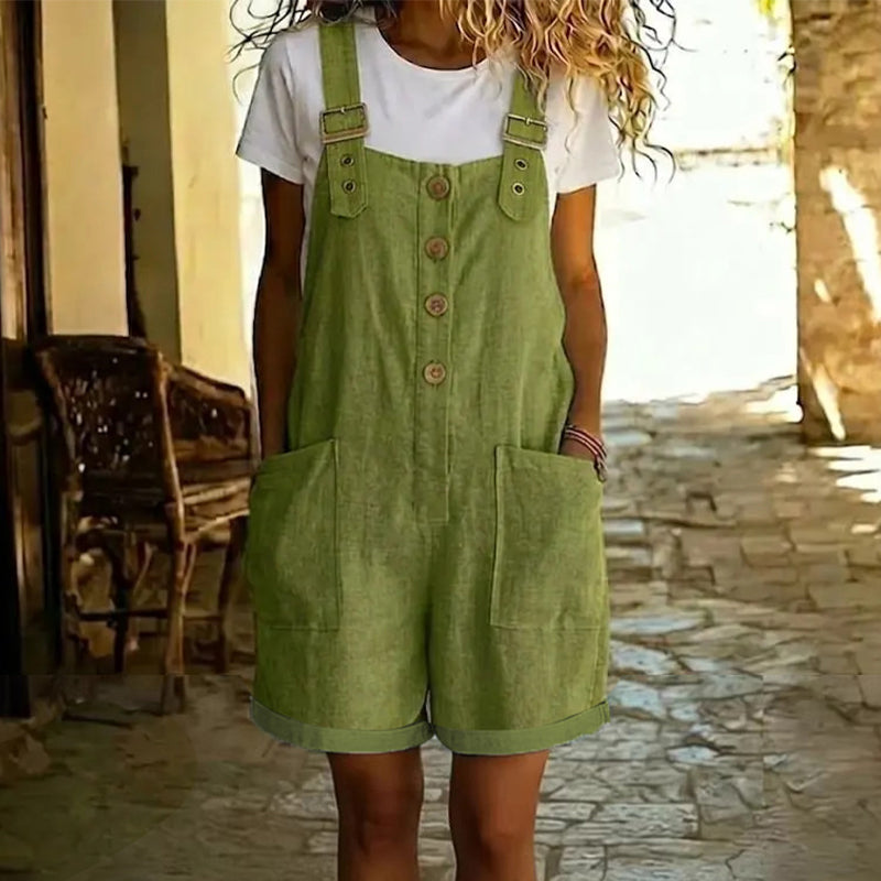 Alicja™| Retro Jumpsuit with Adjustable Straps