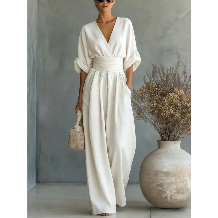Sofia | Effortless V-Neck Jumpsuit