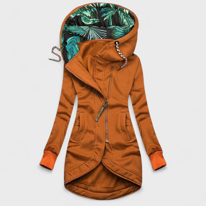 Eleonora™ – Asymmetric Zip Winter Coat