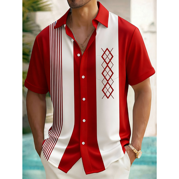 Holt | Men's Retro Bowling Short Sleeve Shirt