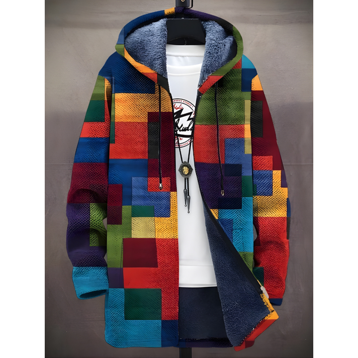 Eren | Luxe Artistic Zip-Up Hoodie