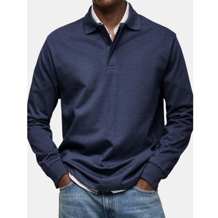 LAURENT MONACO | LUXURY LONG-SLEEVED POLO