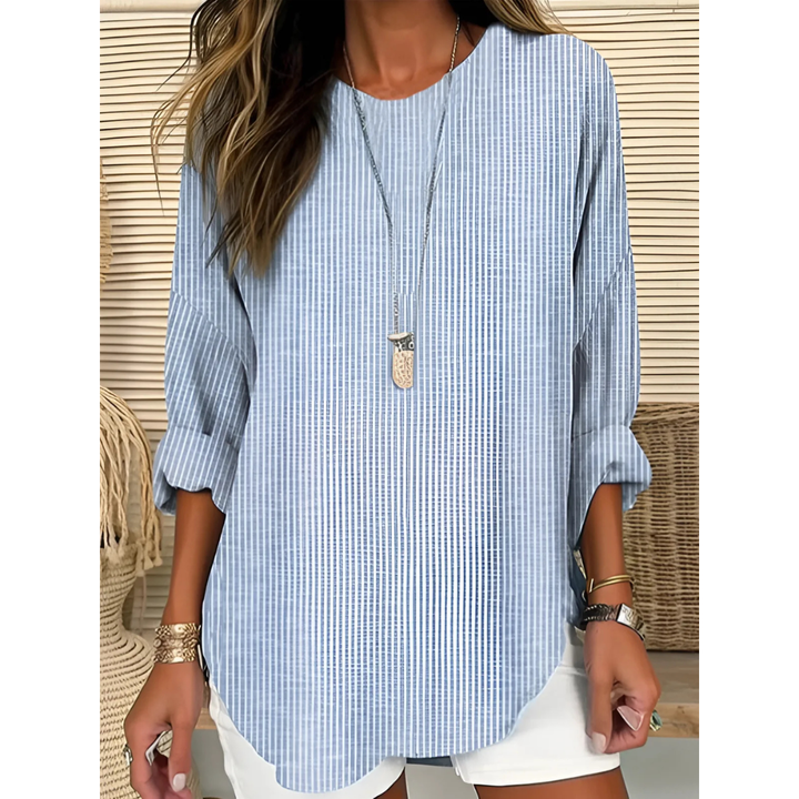 Tabitha | Softly Striped Blouse